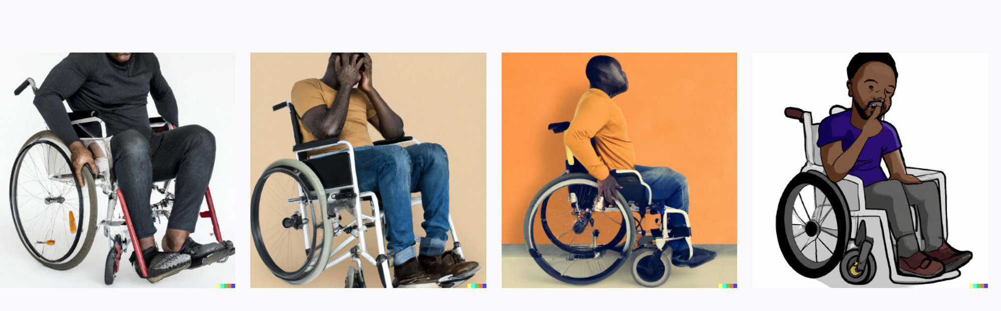 photos de personnes assises en fauteuil roulant