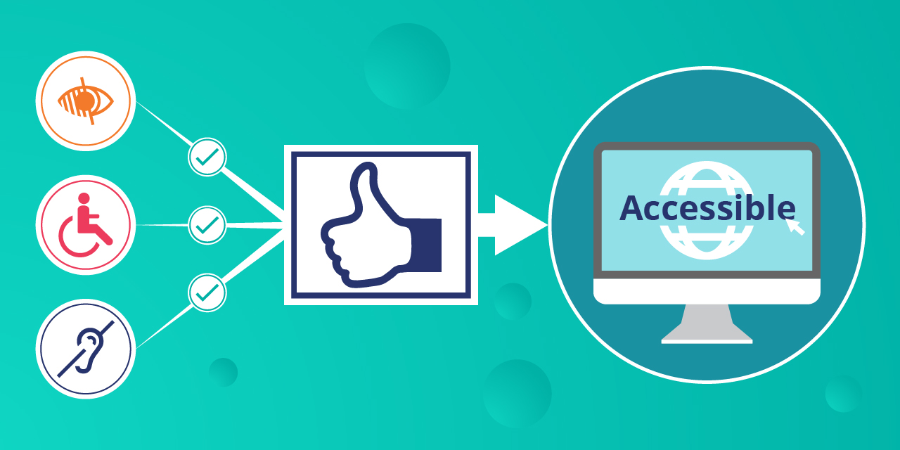 infographie illustrant l'accessibilité numérique